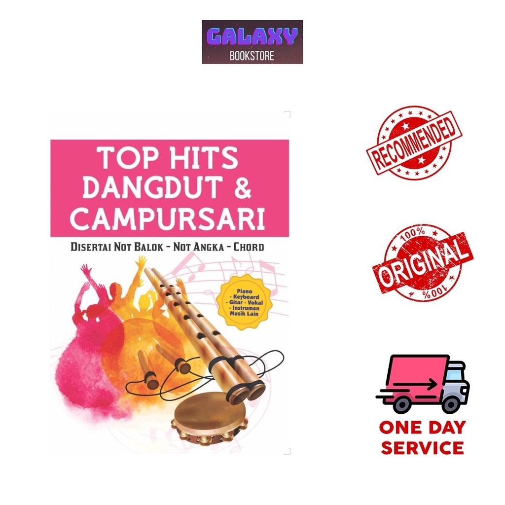 BUKU HIBURAN : TOP HITS DANGDUT & CAMPURSARI