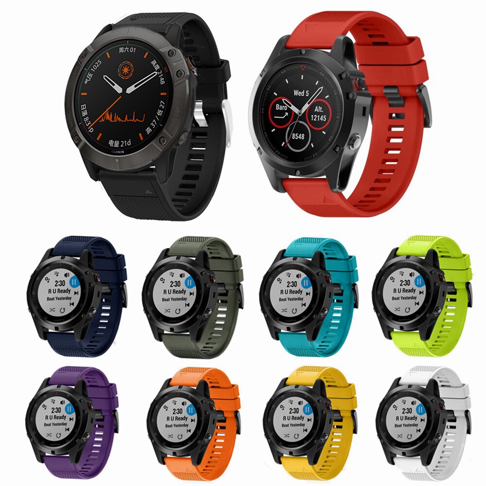 Strap Silicone Garmin Fenix 7  Fenix 7x Silicon Tali Jam Smartwatch