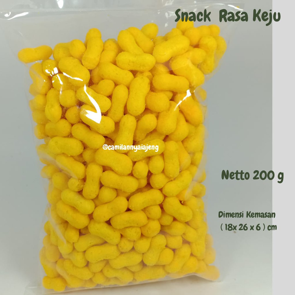 

Snack Keju Bentuk Peanut Original Manis Gurih 200 g