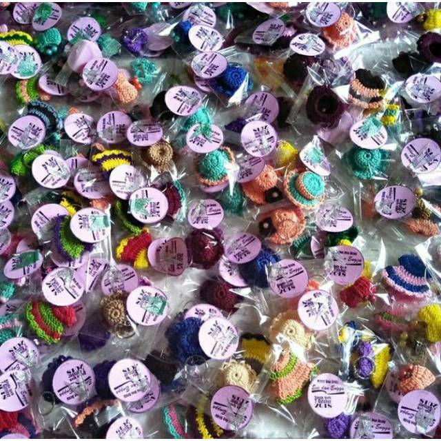 Ganci Rajut/Souvenir Pernikahan