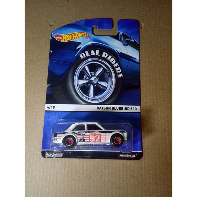 HOTWHEELS DATSUN BLUEBIRD 510 REAL RIDERS