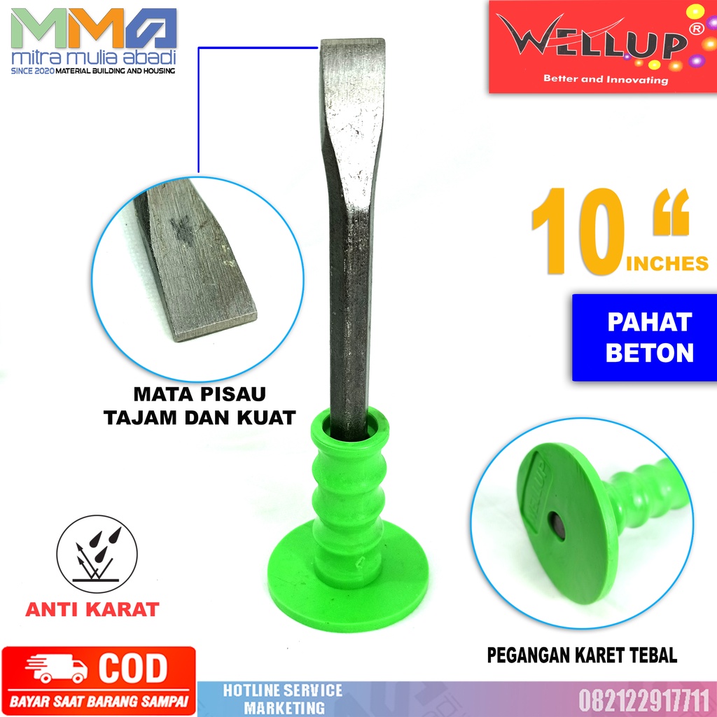 PAHAT BETON TOPI JUMBO 10 INCH