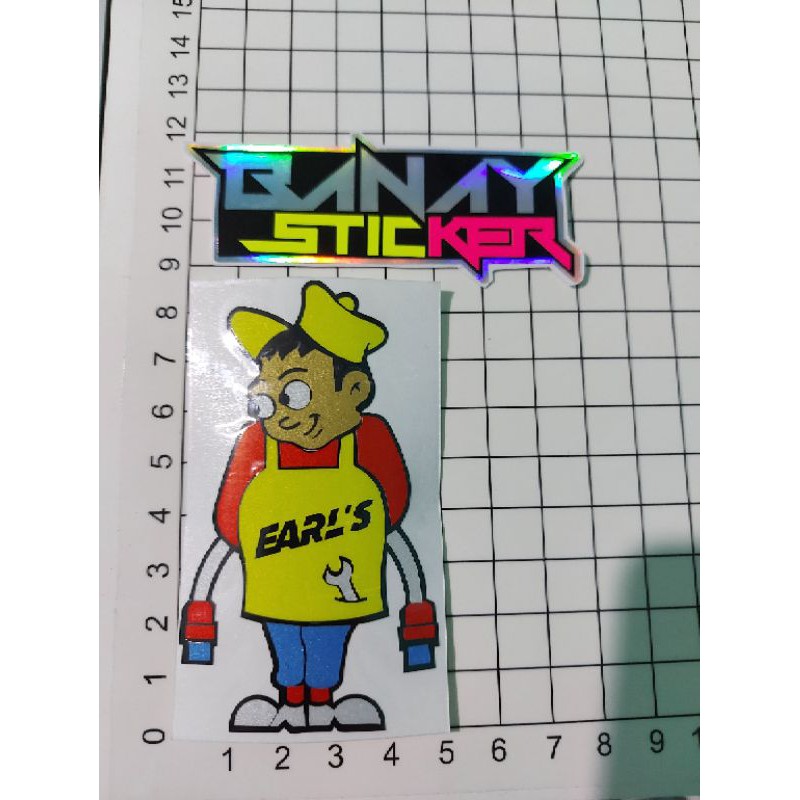 STICKER EARLS CUTTING