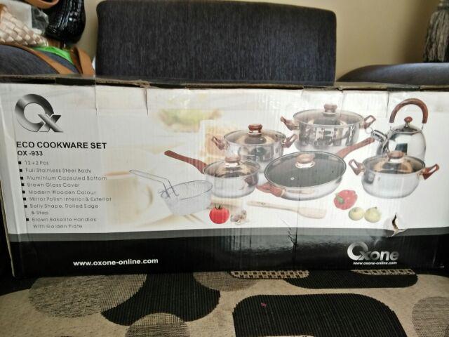 Oxone Ox-933 Panci Set Murah Ox 933 Peralatan Masak Wajan Dapur Stainless Bagus Keren Penggorengan