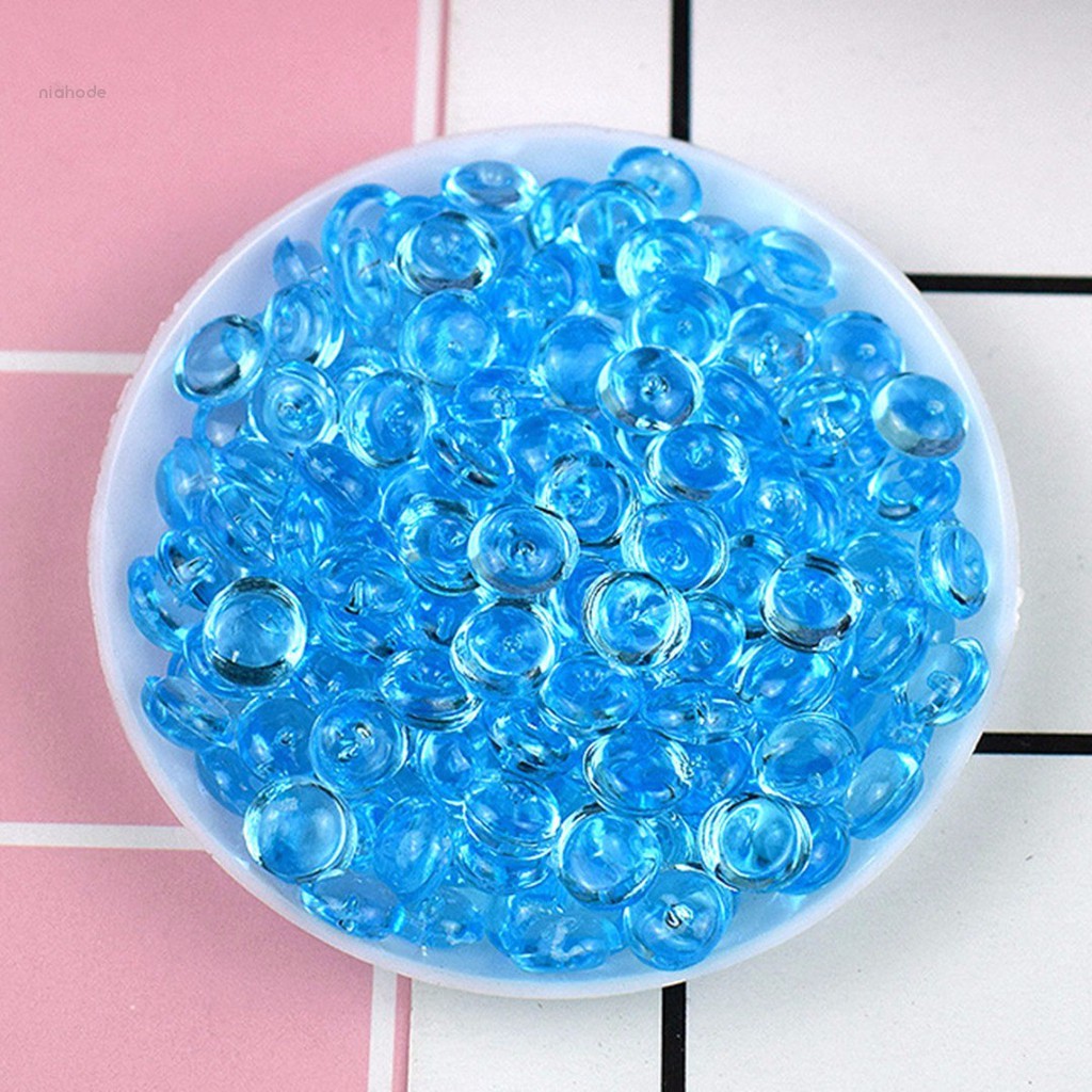 Niahode New 50g Plastic Fishbowl Beads Acrylic Vase Fish Bowl