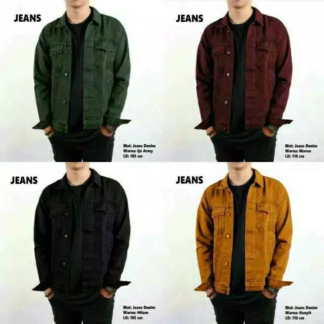 Jaket Jeans Levi Pria / Jaket Jeans Xpression / Jaket Denim Pria