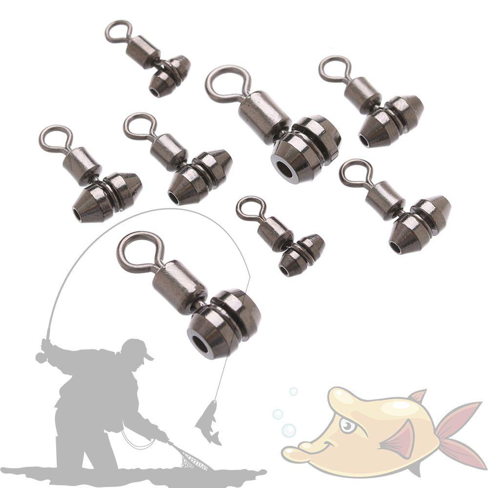 Nickolas1 Solid Ring Stainless Steel Tahan Lama Bantalan Barel Tackle Rolling Putar Sambung