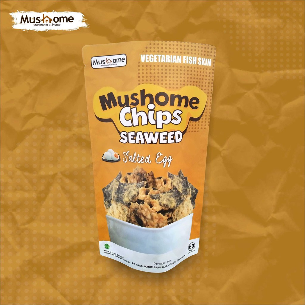 

Salted Egg Nori/ Rumput laut I Vegetarian Salted Egg Fish Skin