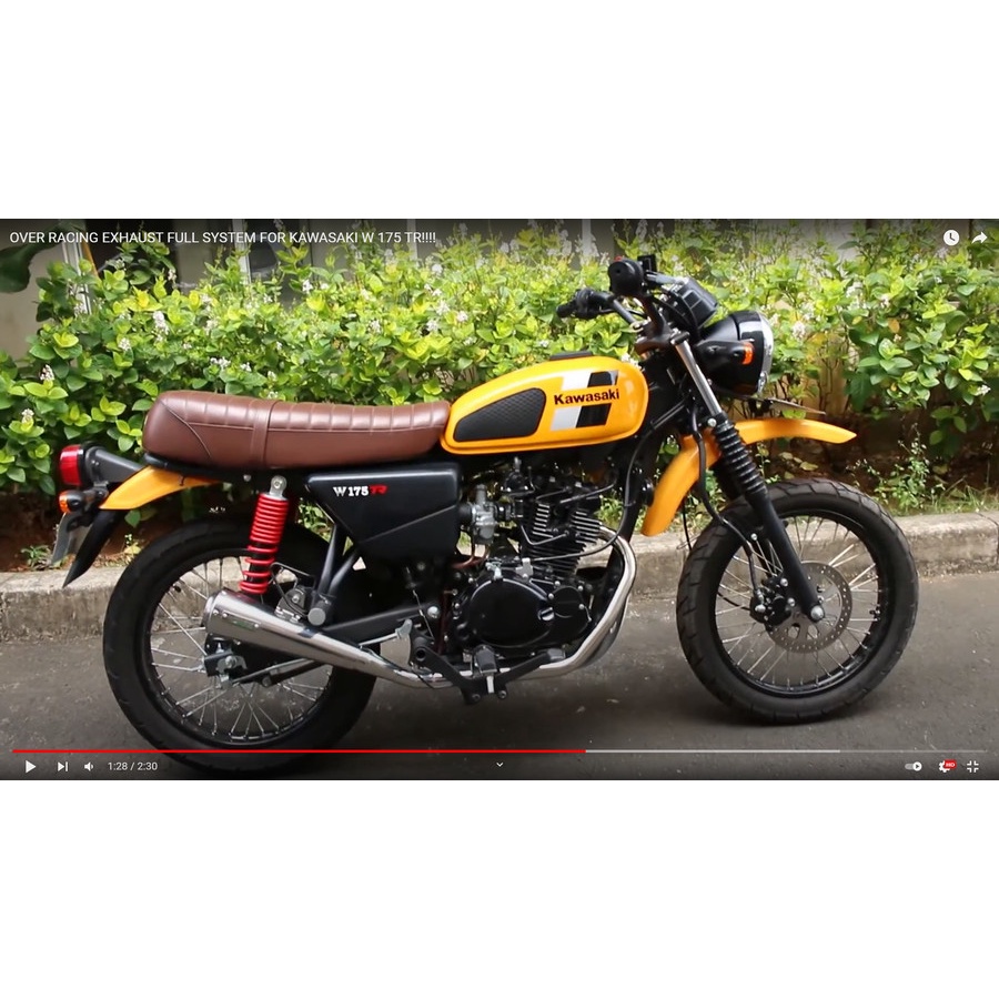 KNALPOT OVER RACING KAWASAKI W175TR