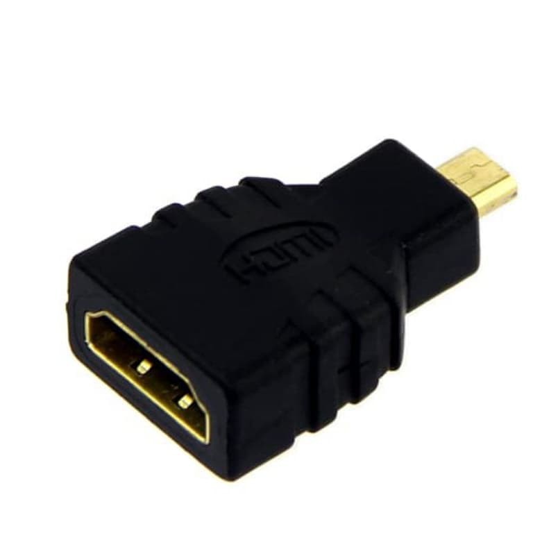 Gender HDMI Female to Micro HDMI Male Gold Plat