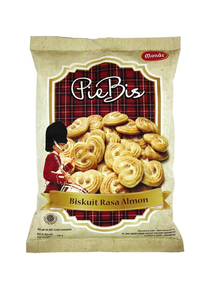 

Monde PieBis 190gr - Biskuit Rasa Kacang Almond