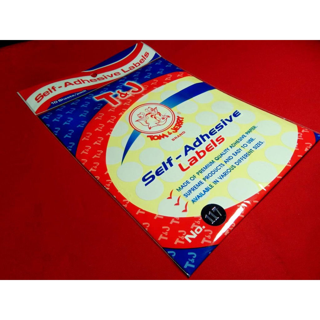 

Tom & Jerry Label Polos 117 ( 2 set - 20 lembar )