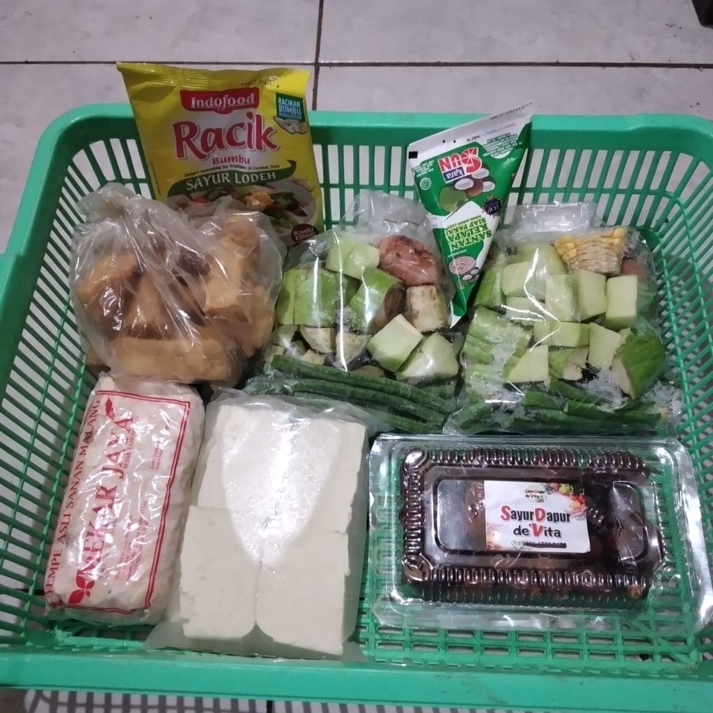 Parcel Sayuran Hemat 3. Sayur Lodeh Lengkap