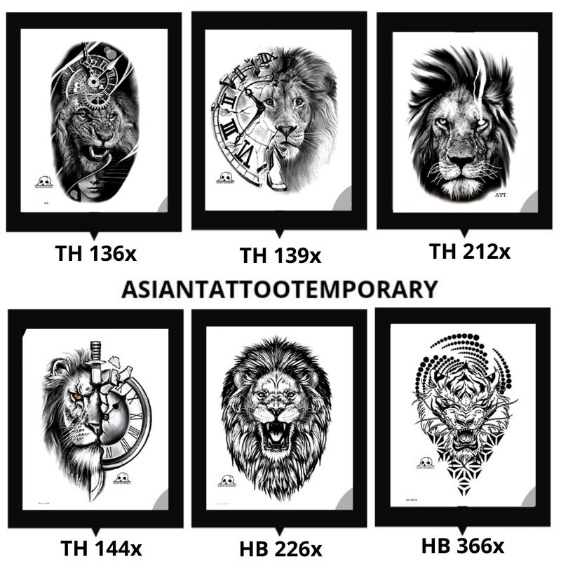 DESIGN TATTO TERBARU HALF ARM /ASIANTATTOO ASIA temporer tato ORIGINAL