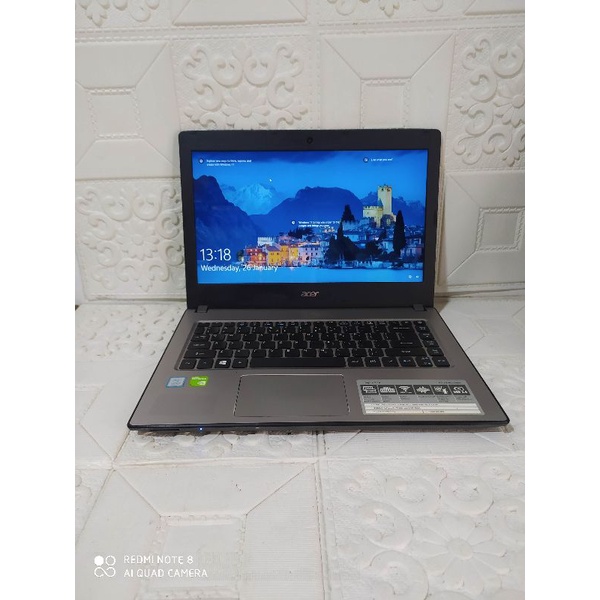 Acer Aspire E5-476G i5-8520U/4GB/1TB/MX 130-2GB Black Second