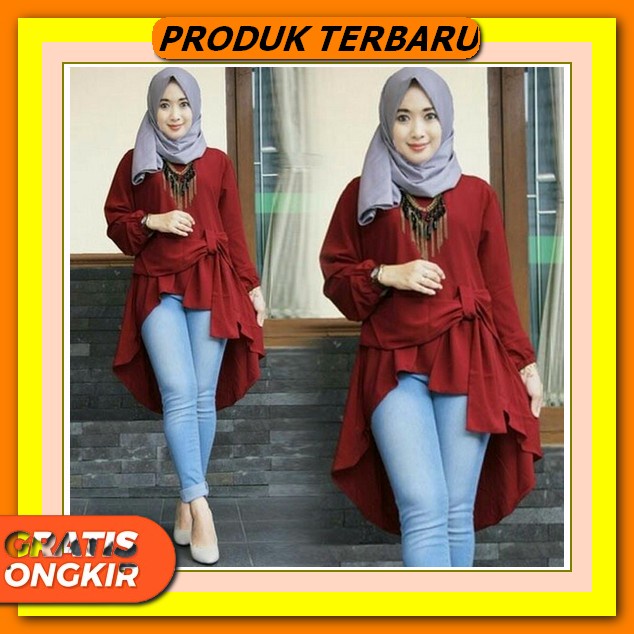 New Design Baju Stelan Wanita Anaya One Set Wanita One Set Wanita Terbaru 2021 Kekinian Berhijab Baj