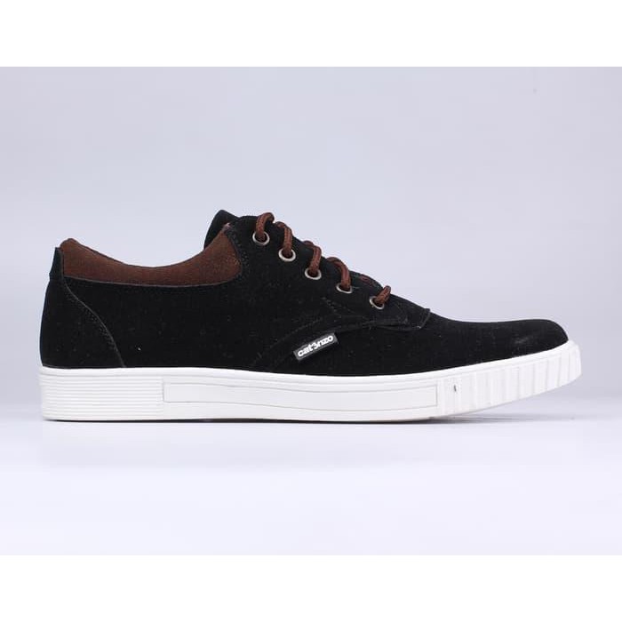 SEPATU SEKOLAH / SNEAKER / KETS / CASUAL PRIA HITAM CATENZO - NY 084