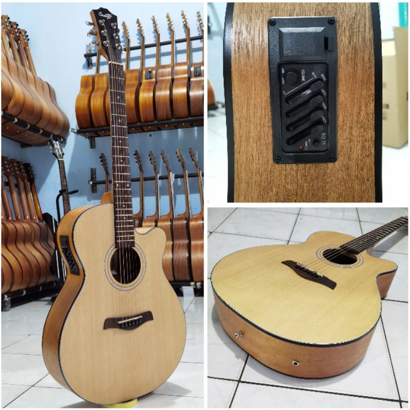 Gitar Akustik Elektrik Cowboy GWC-235NA GWC 235 NA Original
