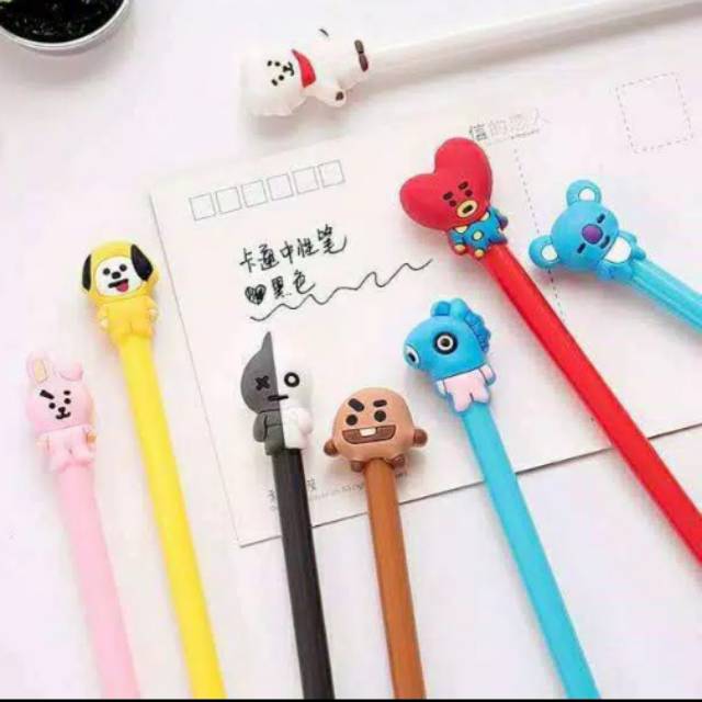

(alizahsyawie1 )Pulpen KPOP BTS21 murah
