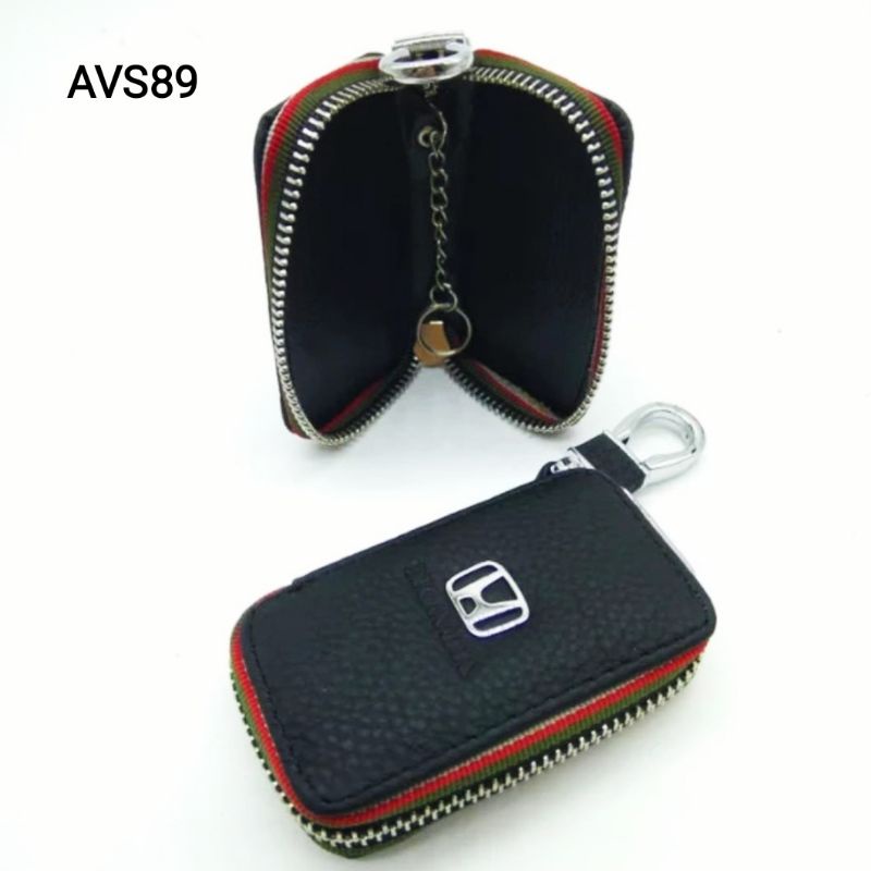 Dompet STNK kulit gantungan kunci mobil honda CRV HRV MOBILIO FREED