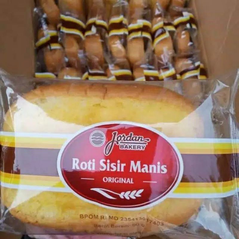 Roti Sisir Mentega Manis Jordan Bakery