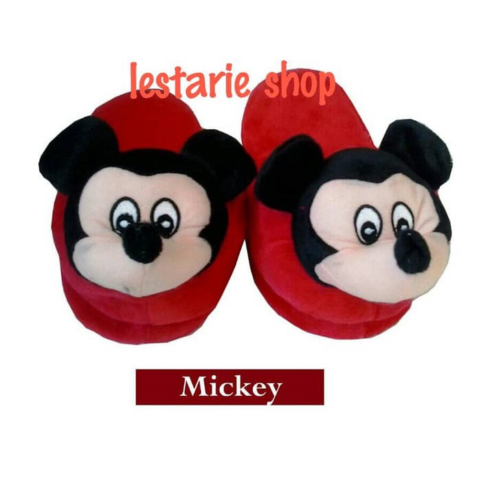 Promo sandal boneka dewasa mickey L /sandal lucu dewasa Murah