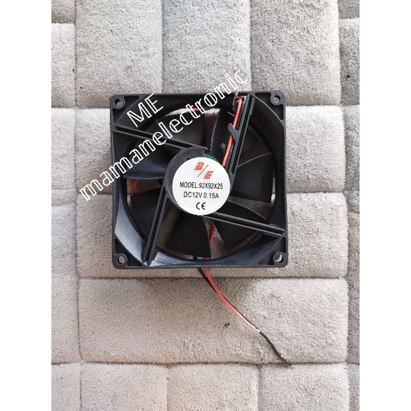 FAN DC 12V 9CM BE / Visero / KLOP