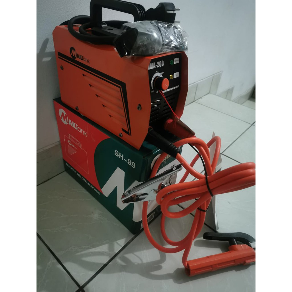  MESIN  LAS  MMA 200 ORANGE MAILTANK MESIN  TRAVO LAS  IGBT 450  