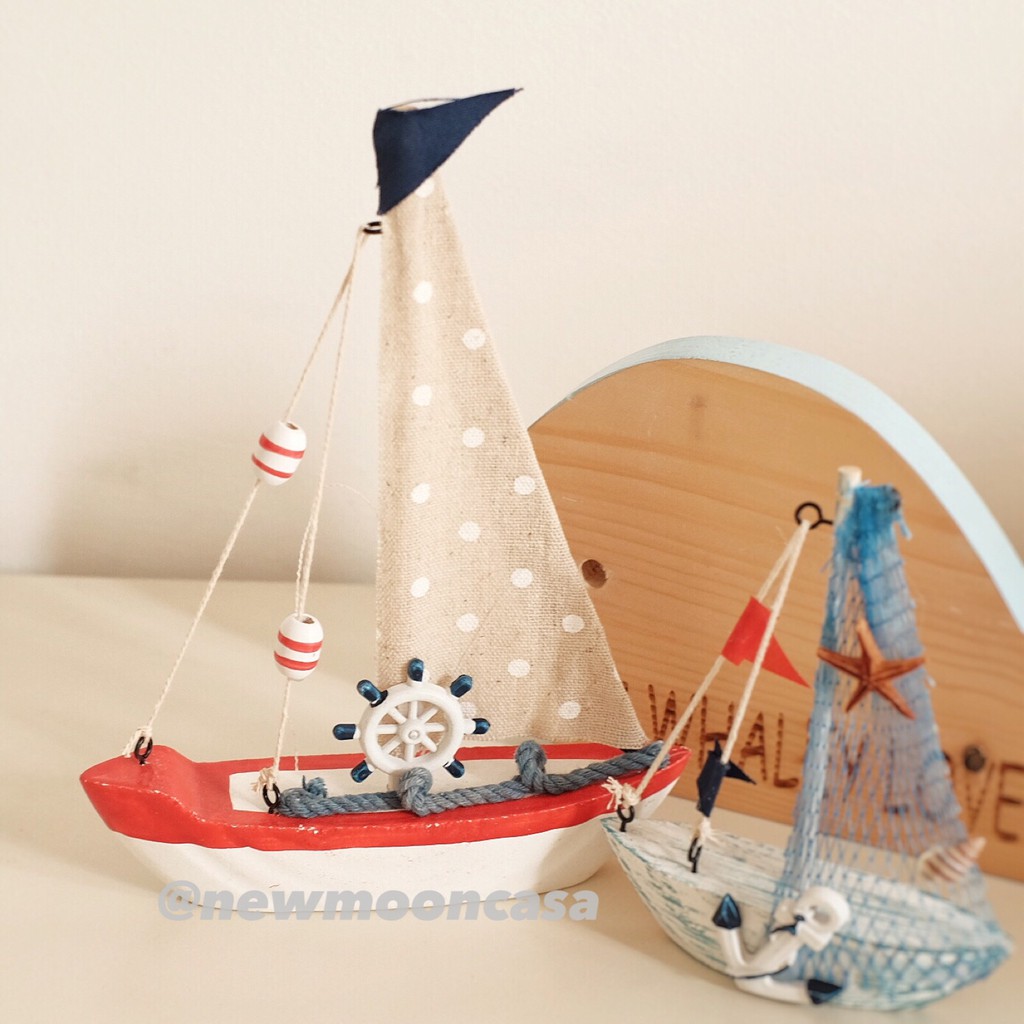Pajangan Hiasan Meja Miniatur Boat Kapal Perahu Layar Pajangan Hiasan Meja Miniatur Boat Kapal Perahu Layar