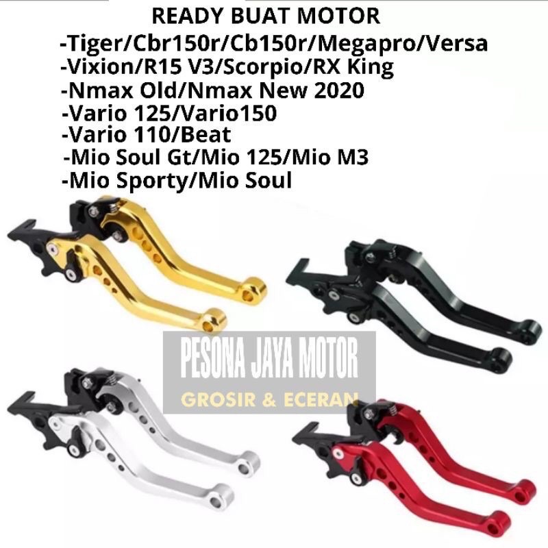 Handle Rem Stelan Jarum Merk Ride It Buat Nmax/Nmax New/Vario/Beat/Vario125/150/Mio/Mio J/Mio Soul