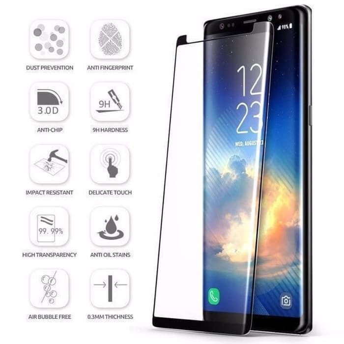 Tempered Glass Full 9H For Samsung Note 9