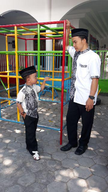 Couple Batik Sarimbit Batik Bapak Dan Anak Luqman