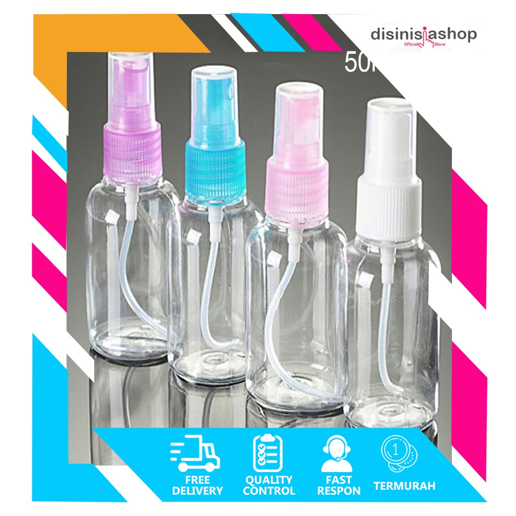  DISINIAJA Botol  Spray Bening Transparan  50ml Botol  