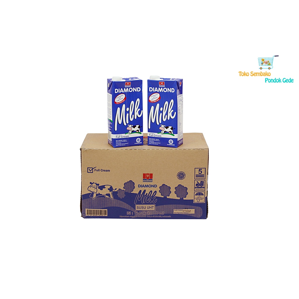 

Susu UHT Diamond Full Cream 1 Liter - Karton