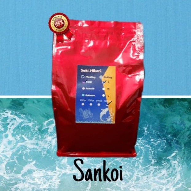 SAKI HIKARI COLOR S M L 1KG FLOATING
