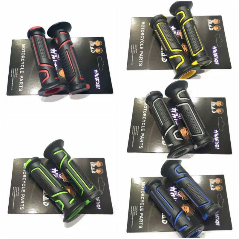 Handgrip IBAD Variasi Garis Full Karet Grip Sarung Gas Motor Handgrip Karet