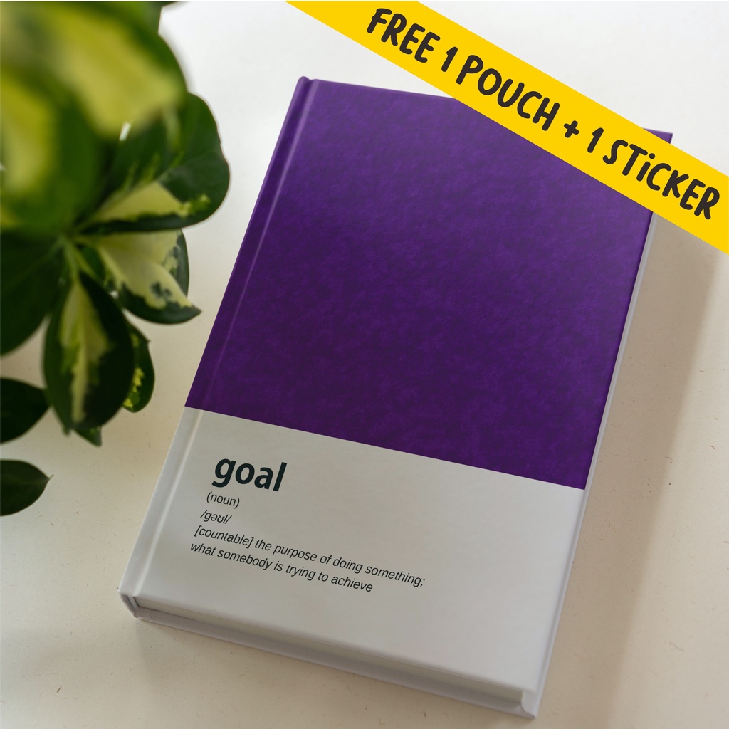 

Buku Catatan Journal Notebook Agenda, Dotted, dan Polos Goal Leon Paperworks
