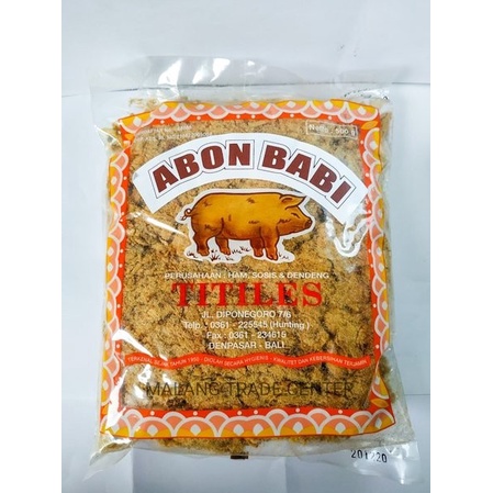 

Abon Babi Titiles Bali 500gr