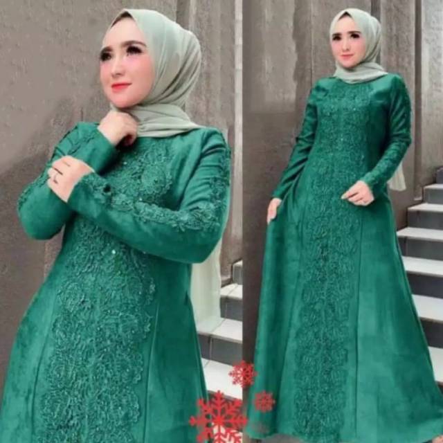 Niken maxy dress baju gamis pakaian wanita fashion muslim