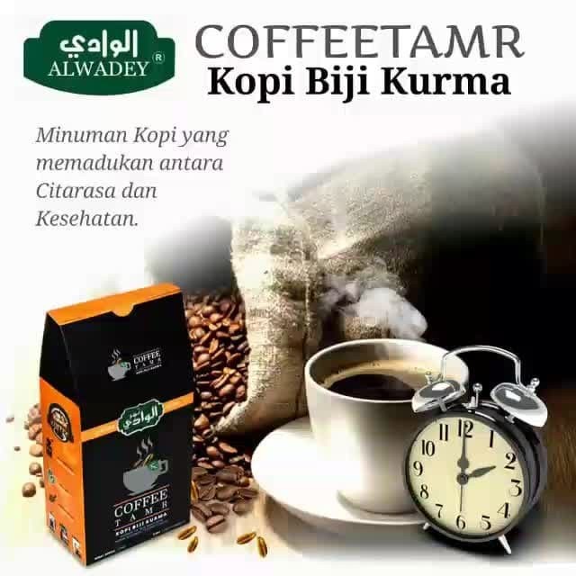 

Kopi Biji Kurma Coffee Tamr Alwadey 250 Gram