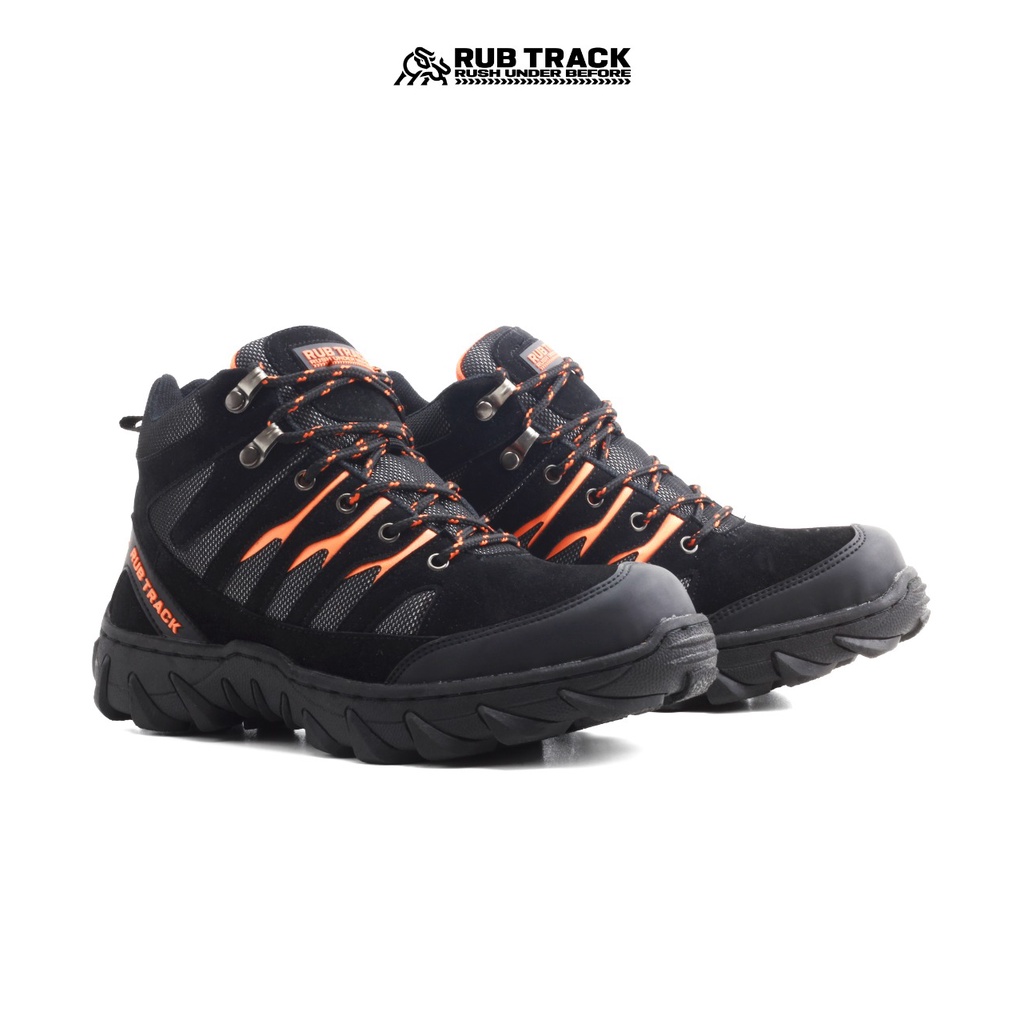 RUBTRACK - Sepatu Gunung Unisex Pria Wanita | Teon 36 - 43 Premium High Quality Sepatu Boots Motor Touting Tracking Hiking Gunung Olahraga Outdoor