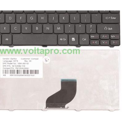 ☆ Keyboard Acer Aspire One Happy AO532H AO521 D255 AO255 AO257 D260 D270 ♠
