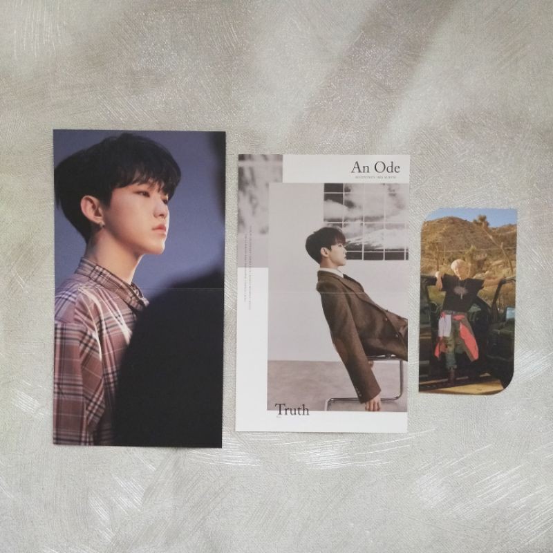 Bookmark & Folded Poster & Behind the Scene Seventeen Hoshi Henggarae & An Ode & YMMDawn
