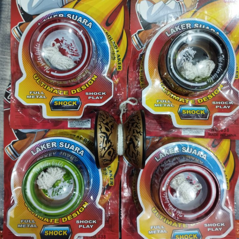 yoyo bering karakter/gangsing gyro force/original gansing gyro chariot/ mainan gangsing lebah multyplayer