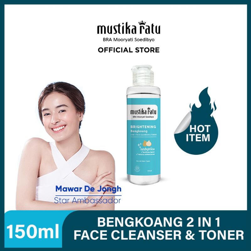 Jual Mustika Ratu Pembersih And Penyegar 2 In 1 Whitening Bengkoang 150ml