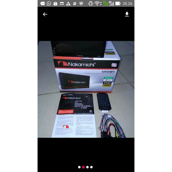 double din nakamichi head unit nakamichi head unit mobil doubledin mobil