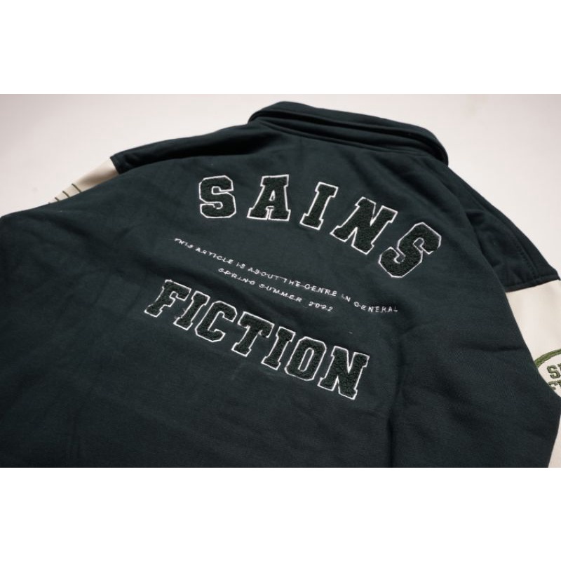 FAILOFFICIAL VARSITY JACKET - SAINS FACTION GREEN