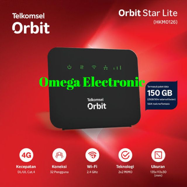 HKM 0126 / HKM0126 Orbit Star Lite Telkomsel Modem WiFi 4G Home Router