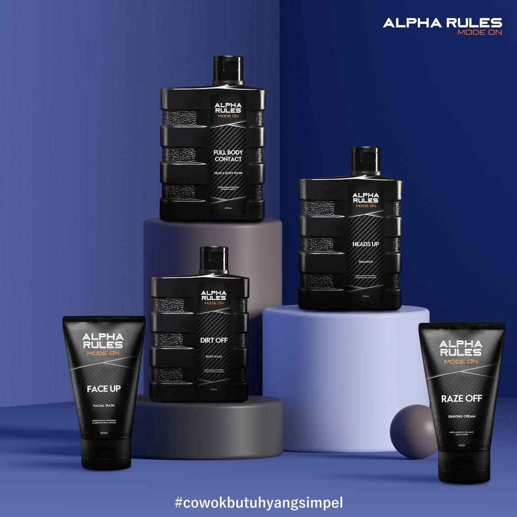 ALPHA RULES Dirt Off - Body Wash 250 ml ORIGINAL