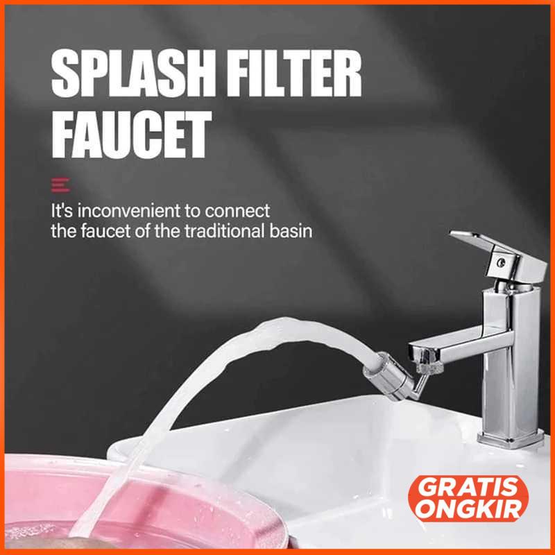 Filter Keran Air Flexible Neck 720 Derajat Extender Faucet H5607